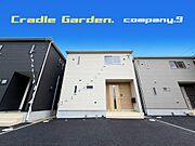 ☆現地外観写真☆CradleGarden☆６号棟☆BIGTOWN☆きれいな住宅街が堂々完成☆土地38坪☆車２台OK☆日当たり良好☆和室・南向きインナーバルコニー☆前道６ｍで駐車楽々☆