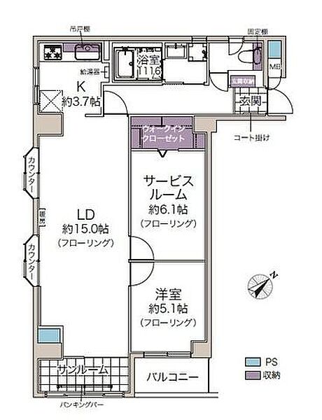 間取りを拡大表示