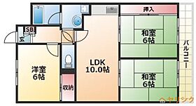 メゾン萩野  ｜ 愛知県名古屋市北区萩野通1丁目（賃貸マンション3LDK・7階・62.37㎡） その2