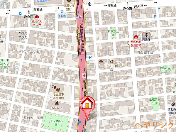 Branche城西 ｜愛知県名古屋市西区城西3丁目(賃貸マンション1R・4階・29.33㎡)の写真 その13