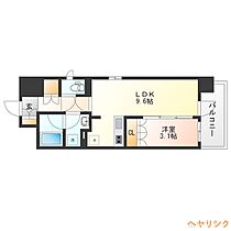 オーパスレジデンス名古屋ステーション  ｜ 愛知県名古屋市中村区亀島1丁目（賃貸マンション1LDK・8階・35.28㎡） その2