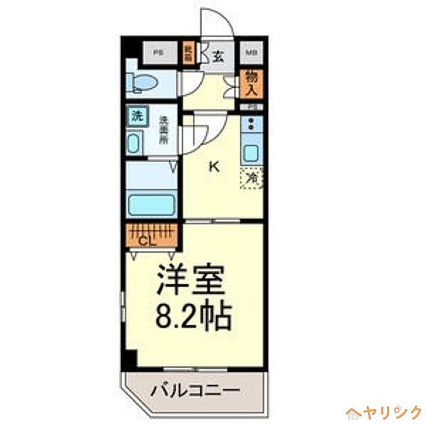 プランドール城見通 ｜愛知県名古屋市北区城見通1丁目(賃貸マンション1K・3階・31.80㎡)の写真 その2