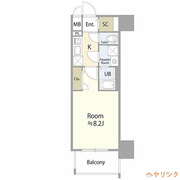 エスリード大曽根プレシャス ｜愛知県名古屋市北区山田2丁目(賃貸マンション1LDK・12階・29.75㎡)の写真 その2