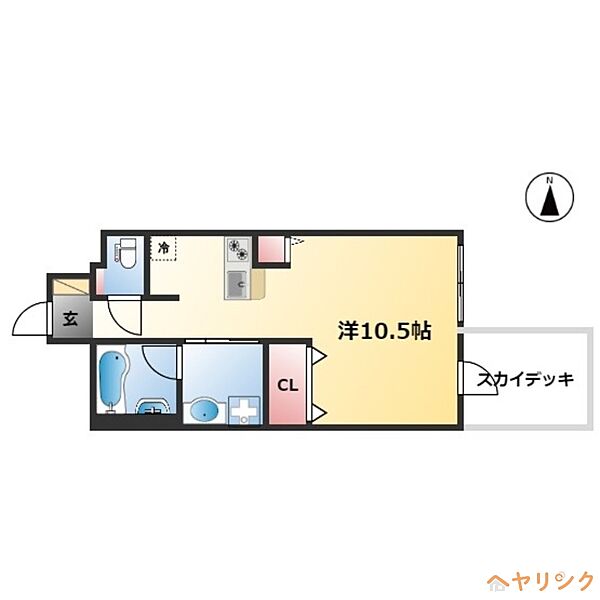 御幸レジデンス丸の内 ｜愛知県名古屋市中区丸の内3丁目(賃貸マンション1R・9階・37.22㎡)の写真 その2