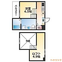 Tom s tenement3  ｜ 愛知県名古屋市西区児玉3丁目（賃貸アパート1R・2階・19.56㎡） その2