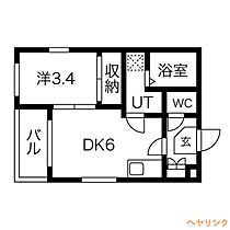 BRIX児玉浄心  ｜ 愛知県名古屋市西区児玉3丁目（賃貸アパート1DK・1階・25.50㎡） その2