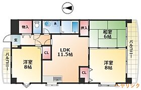 エステート石園  ｜ 愛知県名古屋市北区石園町1丁目（賃貸マンション3LDK・2階・75.58㎡） その2