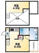 Jeunesse堀越  ｜ 愛知県名古屋市西区上堀越町2丁目（賃貸アパート1K・2階・20.11㎡） その2