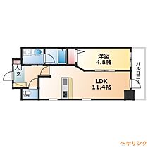 GK fan レジデンス  ｜ 愛知県名古屋市北区志賀南通2丁目（賃貸マンション1LDK・6階・47.78㎡） その2