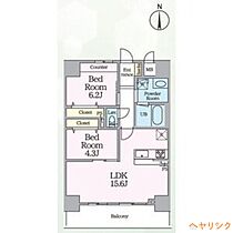 ハイドランジア東別院  ｜ 愛知県名古屋市中区平和1丁目（賃貸マンション2LDK・5階・63.48㎡） その2