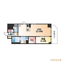 La.Cantabile  ｜ 愛知県名古屋市西区浅間2丁目（賃貸マンション1LDK・1階・40.89㎡） その2