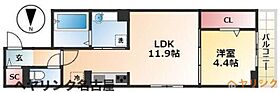 グラン  ｜ 愛知県名古屋市西区児玉2丁目（賃貸アパート1LDK・3階・41.09㎡） その2