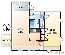 TASHIRO71  ｜ 愛知県名古屋市千種区田代本通3丁目（賃貸マンション1LDK・5階・70.71㎡） その2