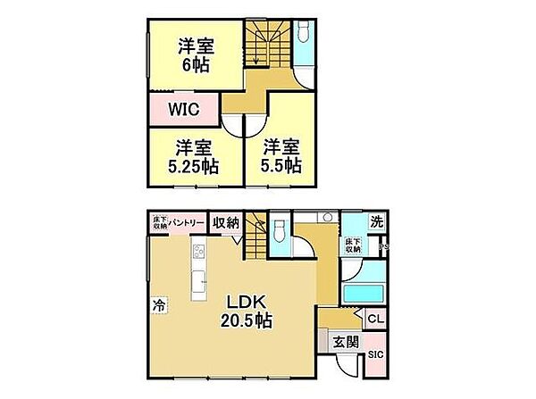 間取りを拡大表示