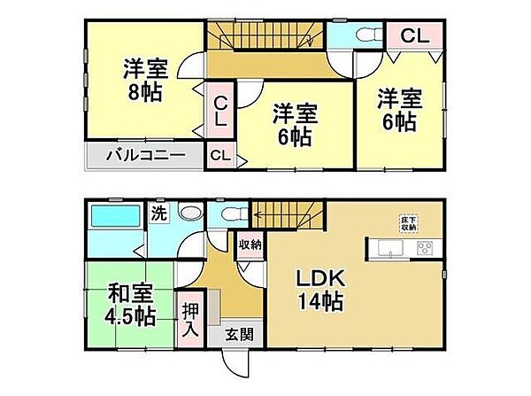 間取りを拡大表示