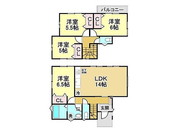 間取りを拡大表示