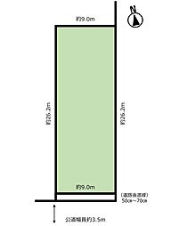 名古屋市守山区大字中志段味字大洞口(土地)の土地画像