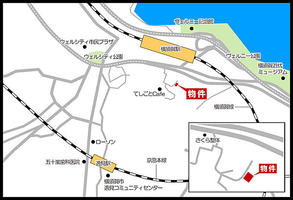 地図を拡大表示