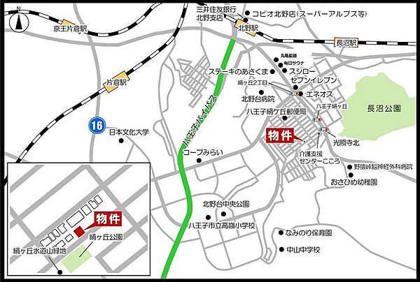 地図を拡大表示