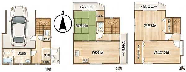 間取りを拡大表示