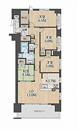 BELISTA尼崎 4LDKの間取図画像