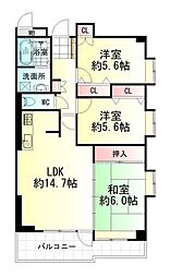 間取図画像 3LDK