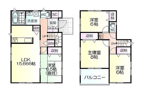 間取りを拡大表示