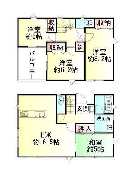 間取りを拡大表示