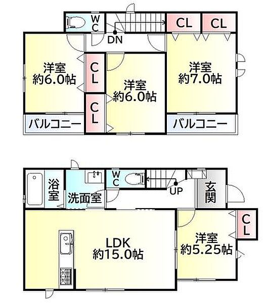 間取りを拡大表示