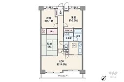 間取図画像 3LDK