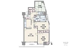 グレイス守山 3LDKの間取図画像