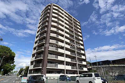 外観：グリーンベル小幡緑地の外観（西側から）