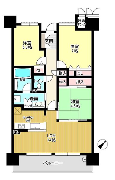 間取りを拡大表示