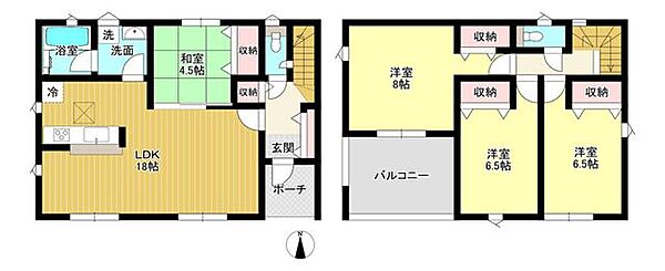 間取りを拡大表示