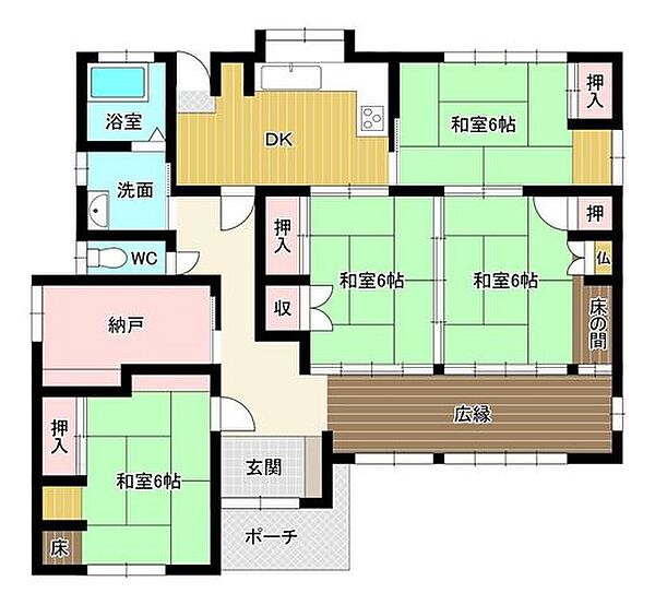 間取りを拡大表示