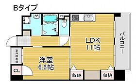 ピュアファースト花園  ｜ 大阪府大阪市西成区鶴見橋1丁目3-5（賃貸マンション1LDK・11階・45.22㎡） その2