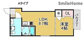 メゾン・オークルI  ｜ 大阪府大阪市住之江区粉浜2丁目13-28（賃貸アパート1LDK・3階・29.49㎡） その2