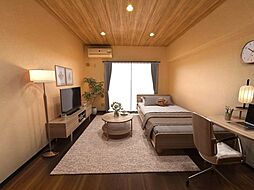 多摩都市モノレール 桜街道駅 徒歩15分の賃貸マンション 5階1Kのリビング/ダイニング