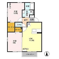 物件の間取り