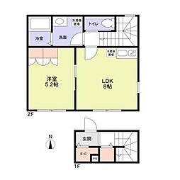 Edelweiss 1LDKの間取図画像