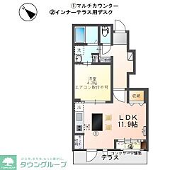 物件の間取り