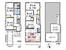 区画図：建物プラン例(Ｂ区画)4LDK、土地価格6758万円、土地面積82.69m2、建物価格2222万円、建物面積99.16m2