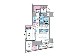 間取図画像 1SLDK