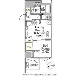 東京メトロ有楽町線 江戸川橋駅 徒歩8分の賃貸マンション 10階1LDKの間取り