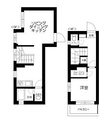 間取図画像 1LDK