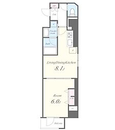 間取図画像 1LDK