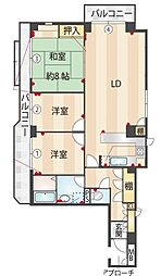 間取図画像 3LDK