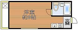 ビラ本郷 ワンルームの間取図画像