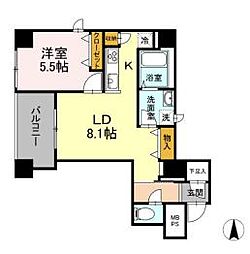 GRANSITE神田司町 1LDKの間取図画像