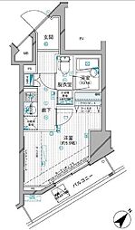 MAINSTAGE文京小石川 1Kの間取図画像
